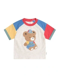 I'm a Real Huxbear Boxy Tee in Multi