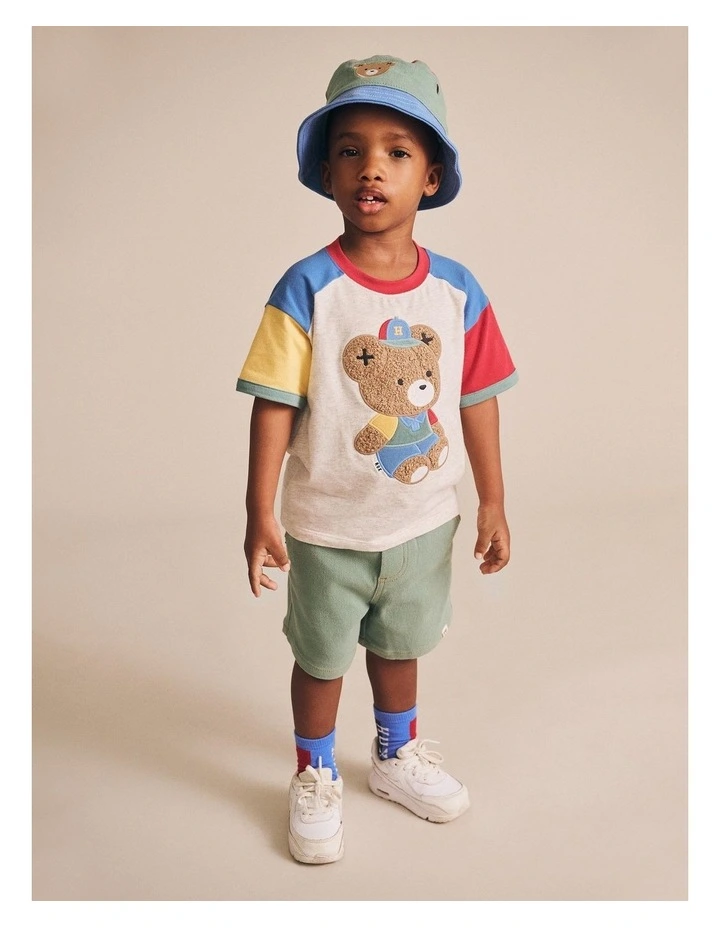 I'm a Real Huxbear Boxy Tee in Multi image 2