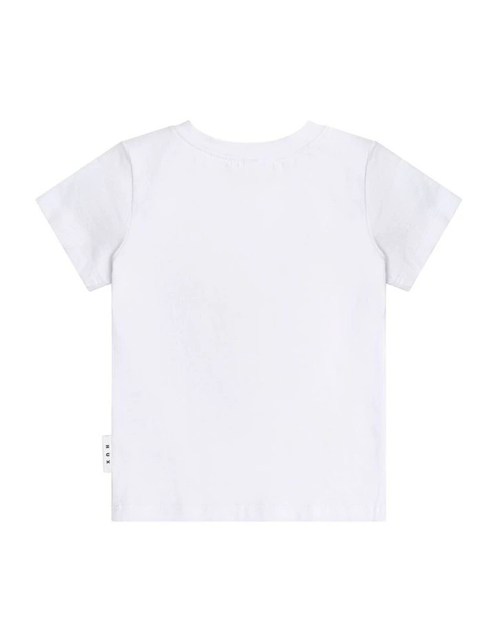 Furry Huxbear Crisp Tee in White image 6