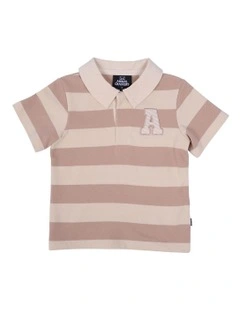 Uni Polo Shirt in Stripe