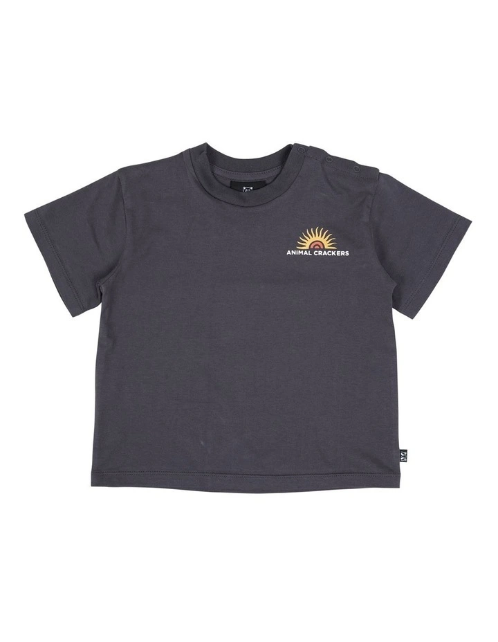Ocean Rise Tee in Charcoal image 1