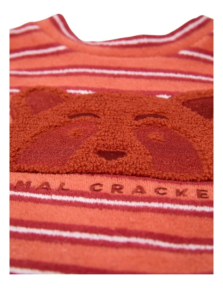 Threaded Tee in Red image 4