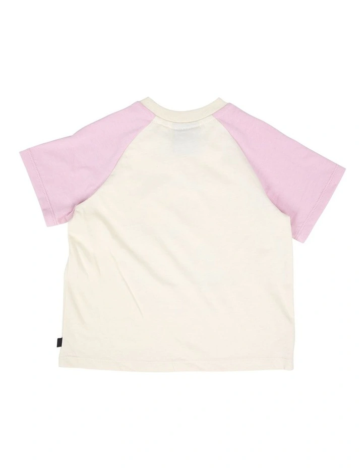 Sunshine Tee in Pink/Cream image 3