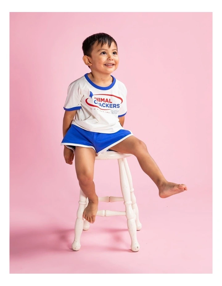 Athletics Tee in Vintage White image 2