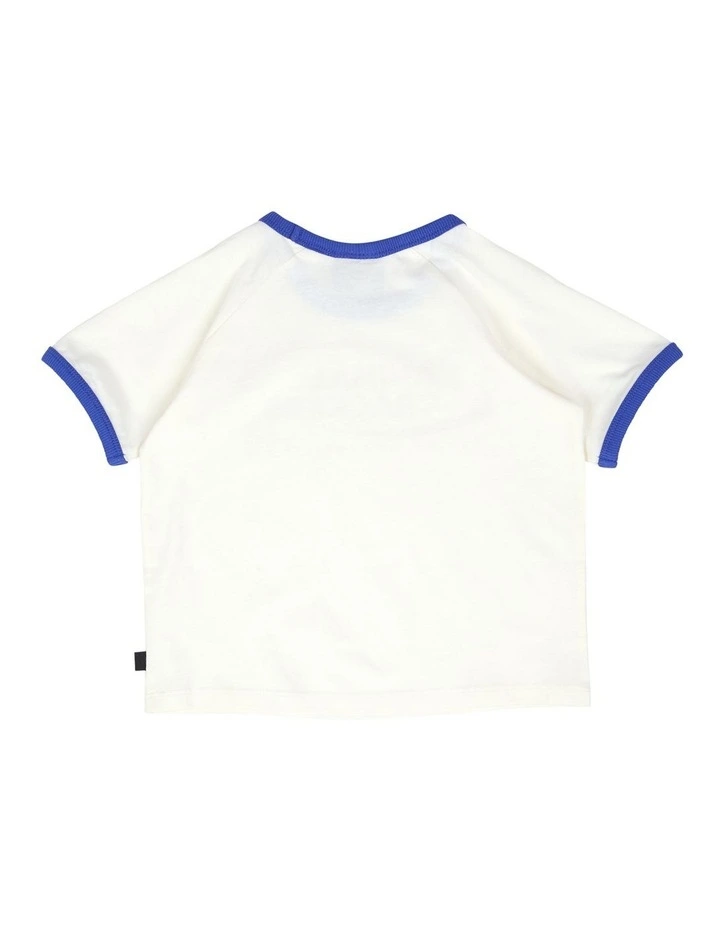 Athletics Tee in Vintage White image 3