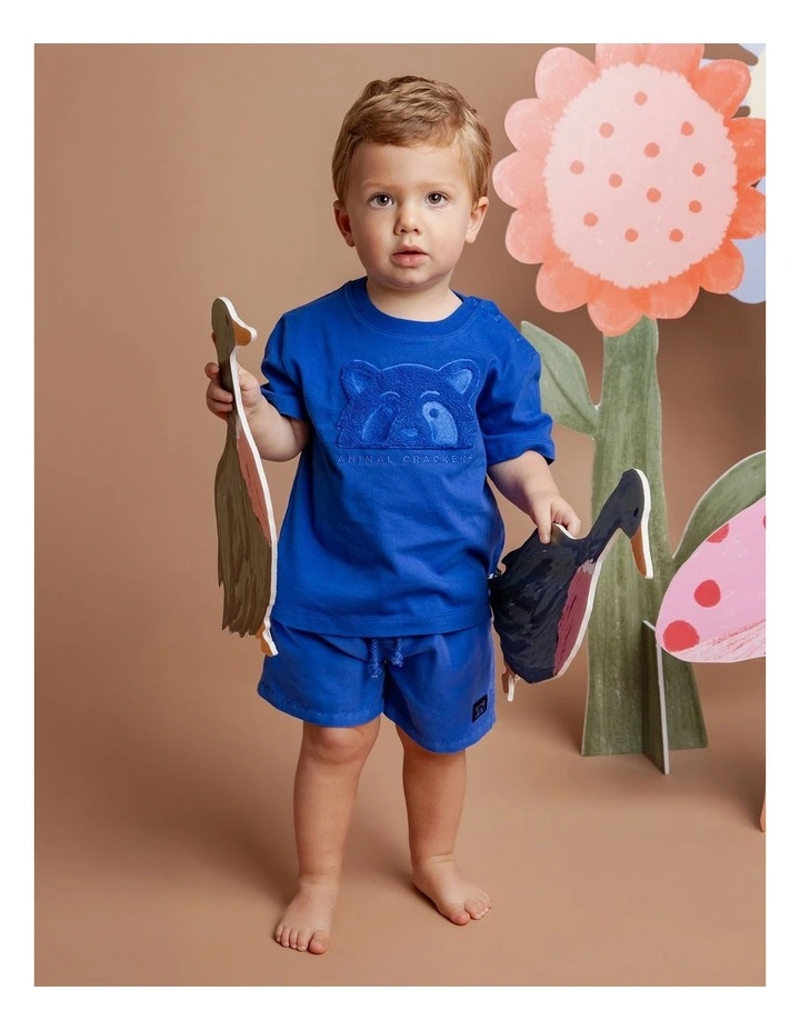 Summer Raffi Tee in Electric Blue image 2
