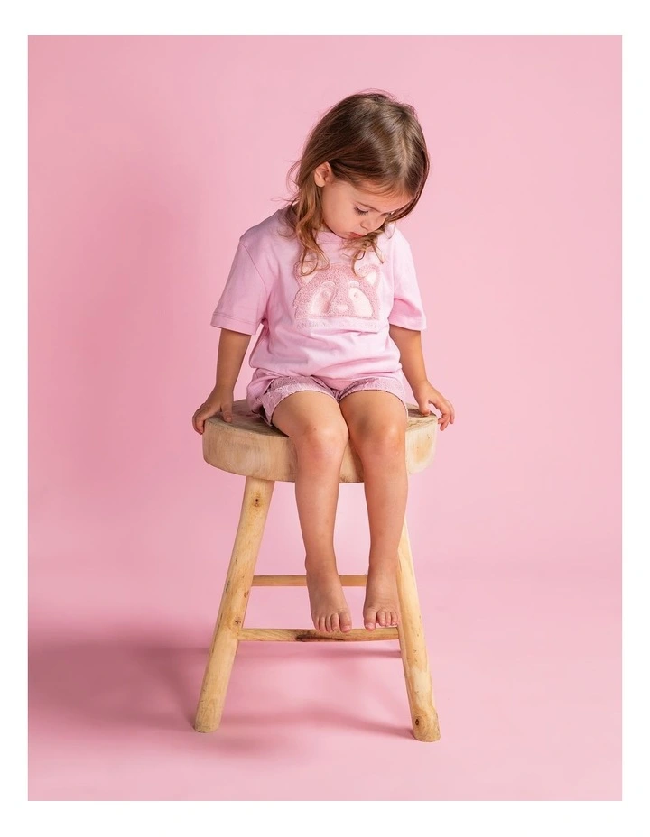 Summer Raffi Tee in Nostalgic Pink image 2
