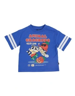 Stay Fresh Short Sleev Tee in Blue