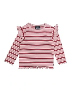 Summit L/S Rib in Stripe