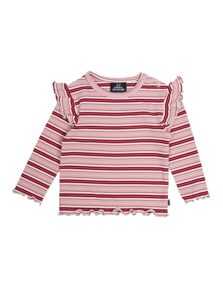 Summit L/S Rib in Stripe image 1