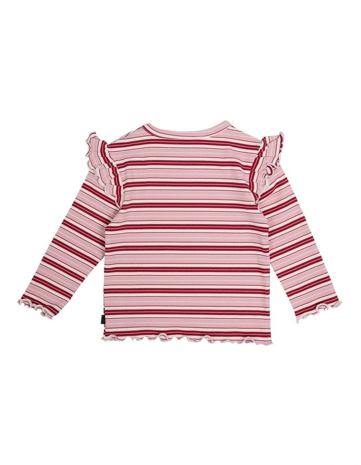 Summit L/S Rib in Stripe image 3