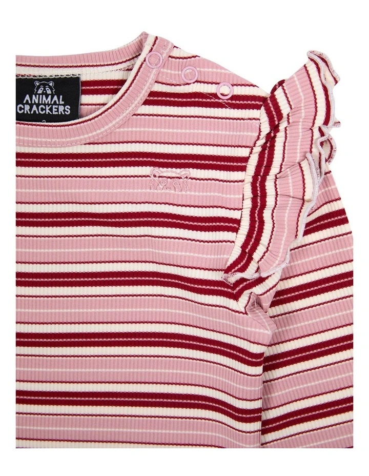 Summit L/S Rib in Stripe image 4