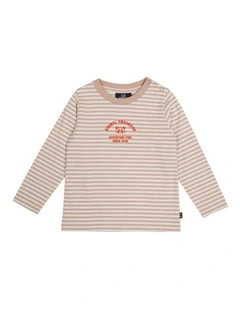 Lodge L/S Tee in Tan