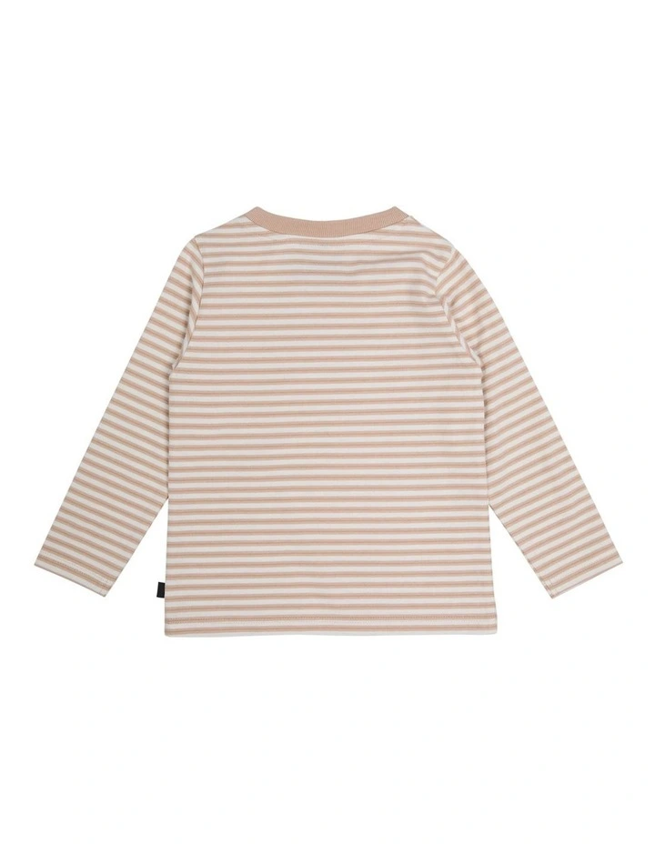 Lodge L/S Tee in Tan image 3