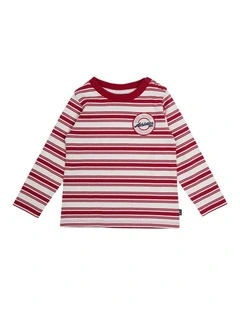Marker Long Sleeve Tee in Stripe