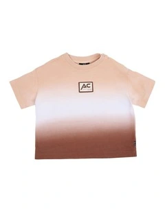 Faded Tee in Tan