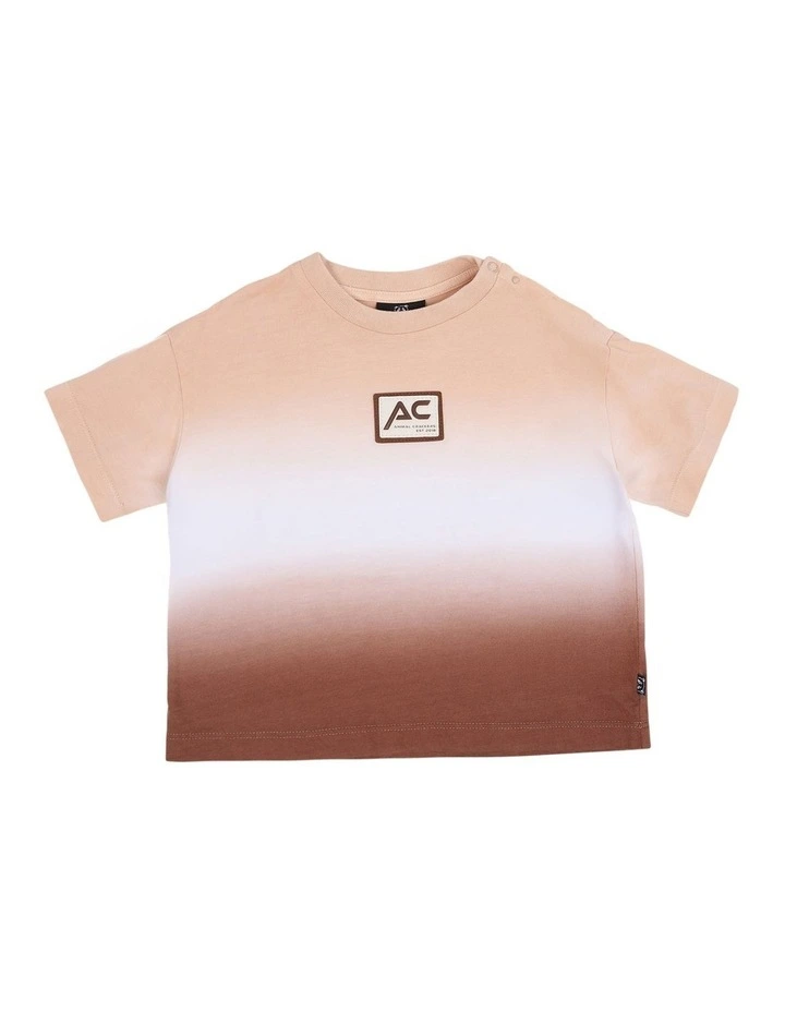 Faded Tee in Tan image 1