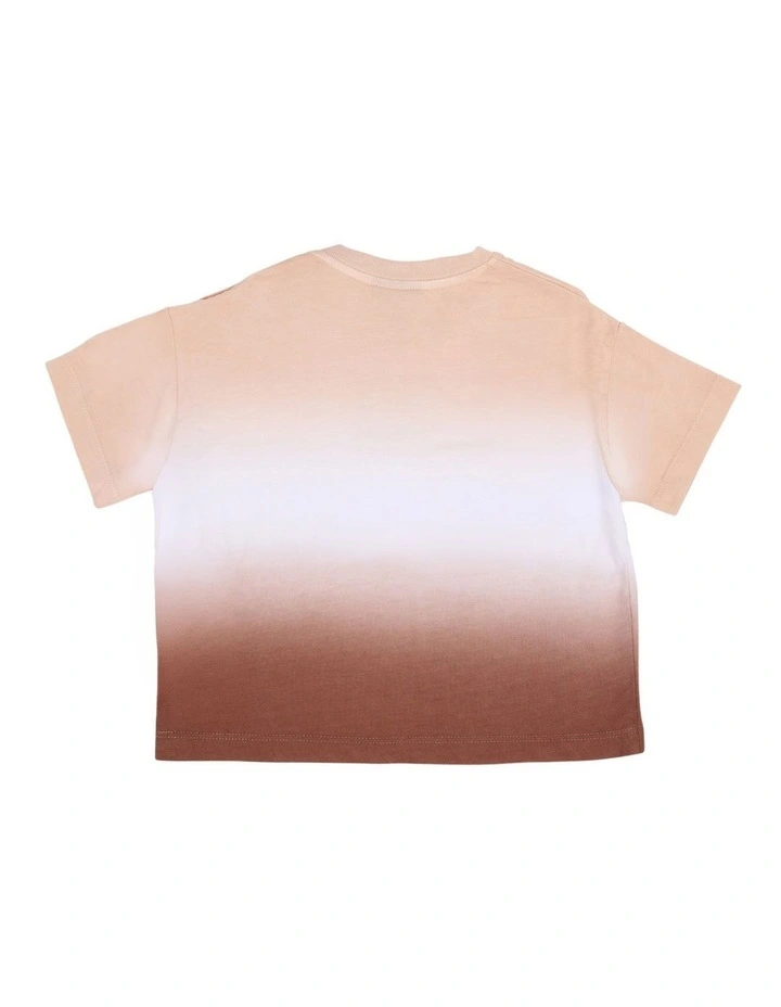 Faded Tee in Tan image 3