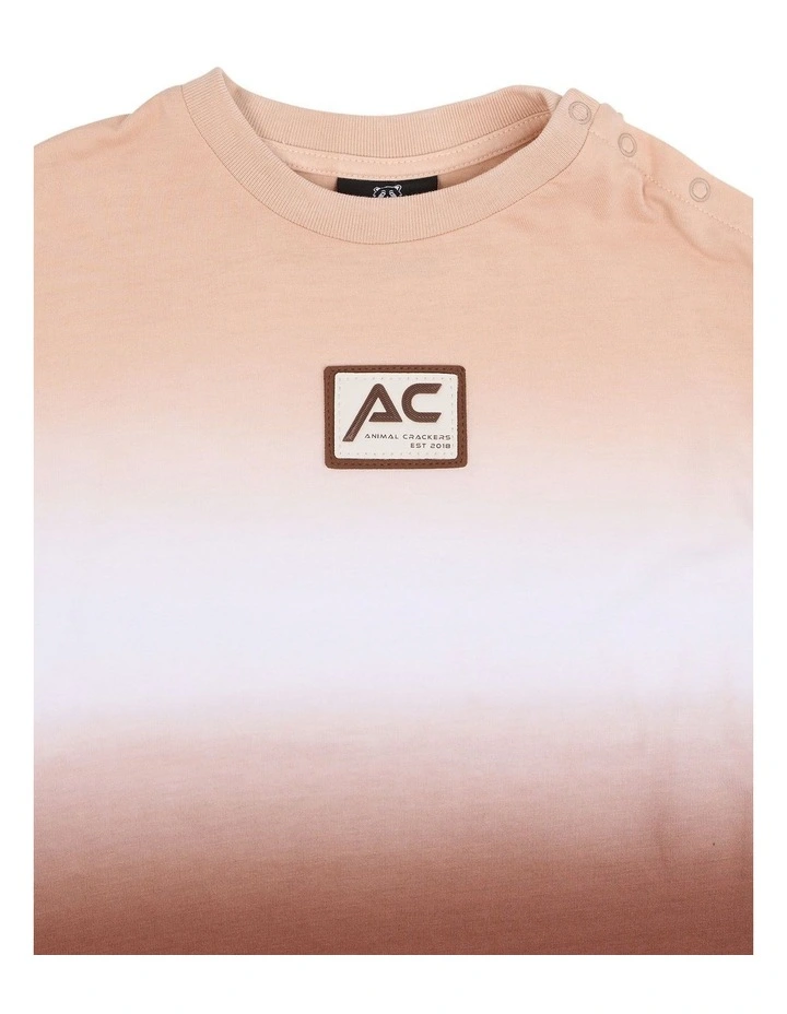 Faded Tee in Tan image 4