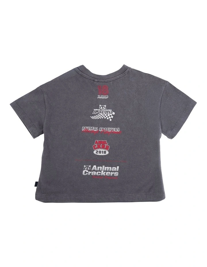 Turbo Tee in Charcoal image 4