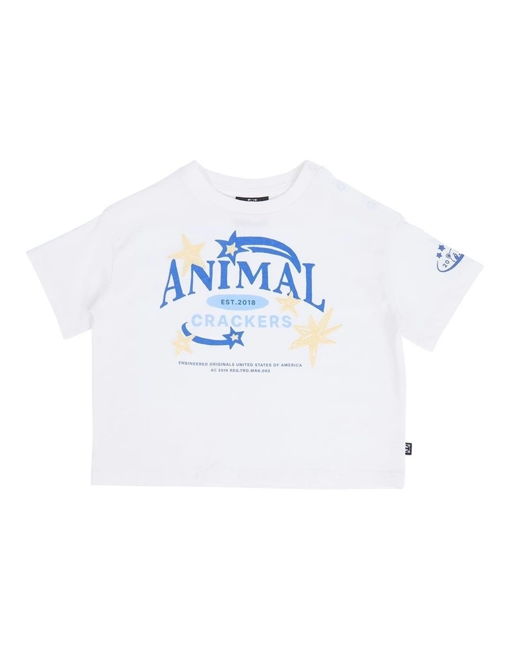 Star Power Tee in Vintage White image 1