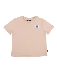Basic Raffi Tee in Tan