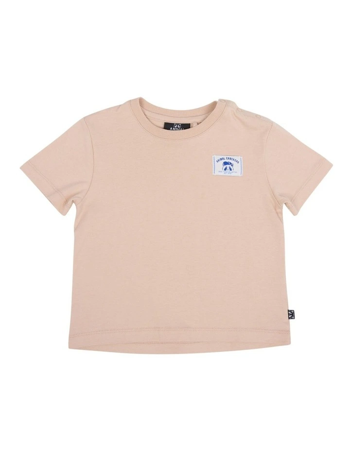 Basic Raffi Tee in Tan image 1