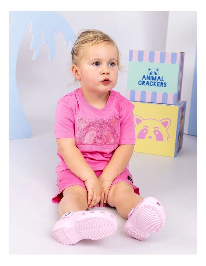 Summer Raffi Tee in Hot Pink image 2