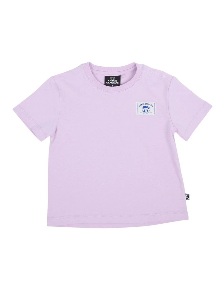 Basic Raffi Tee in Purple image 1