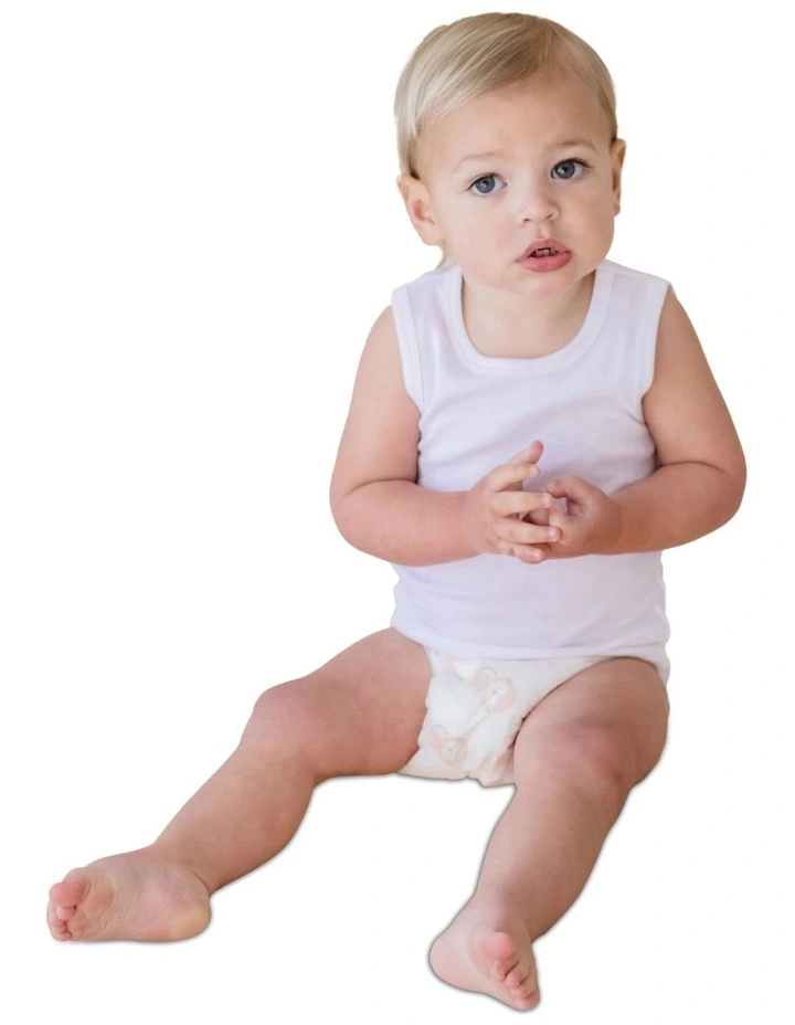 Singlet 3 Pack in White image 3