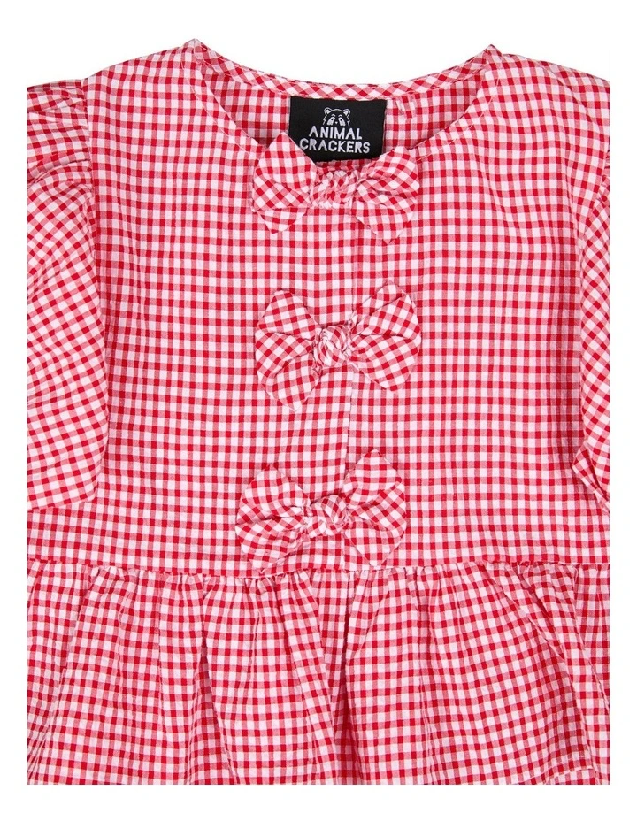 Checkered Top in Check image 4