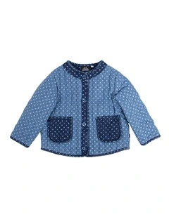 Star Flower Jacket in Blue