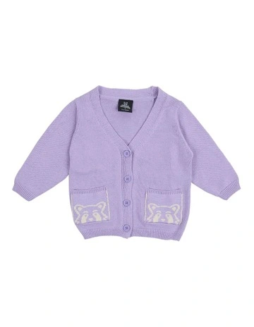 Match Cardigan in Purple