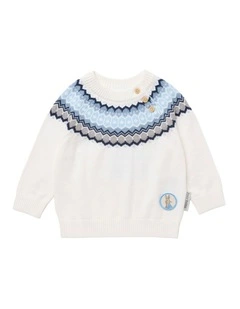 Knitted Jumper in White