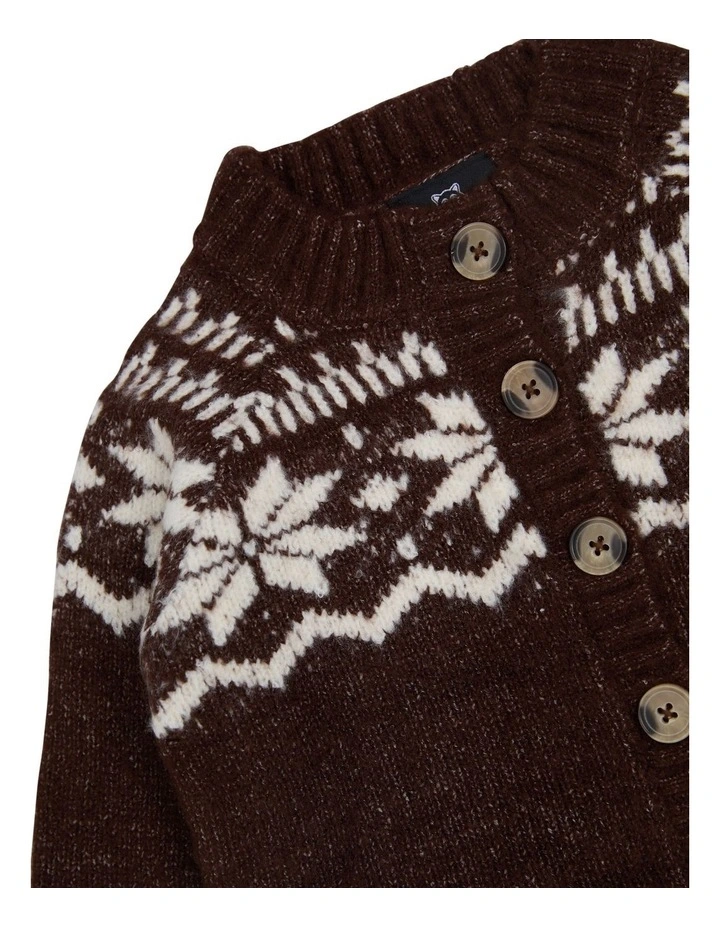 Vail Knit in Chocolate image 4