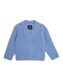Skyline Knit Cardigan in Blue