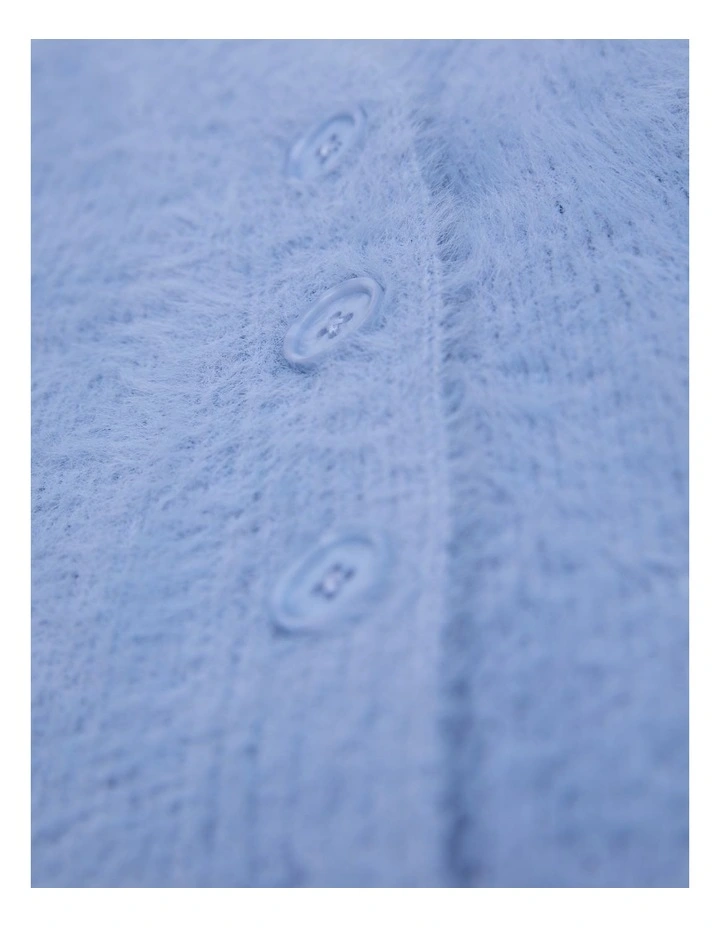 Skyline Knit Cardigan in Blue image 4