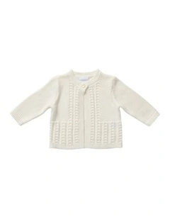 Knit Cardigan in Cream