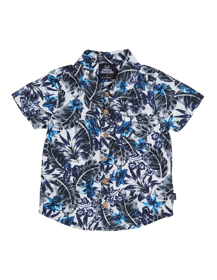 Blue Crush  Short Sleeves Shirt in Print image 1