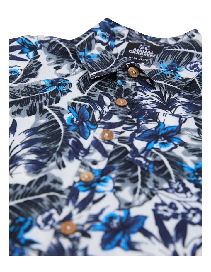 Blue Crush  Short Sleeves Shirt in Print image 4