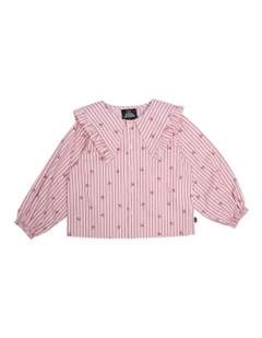Bow Shirt in Pink