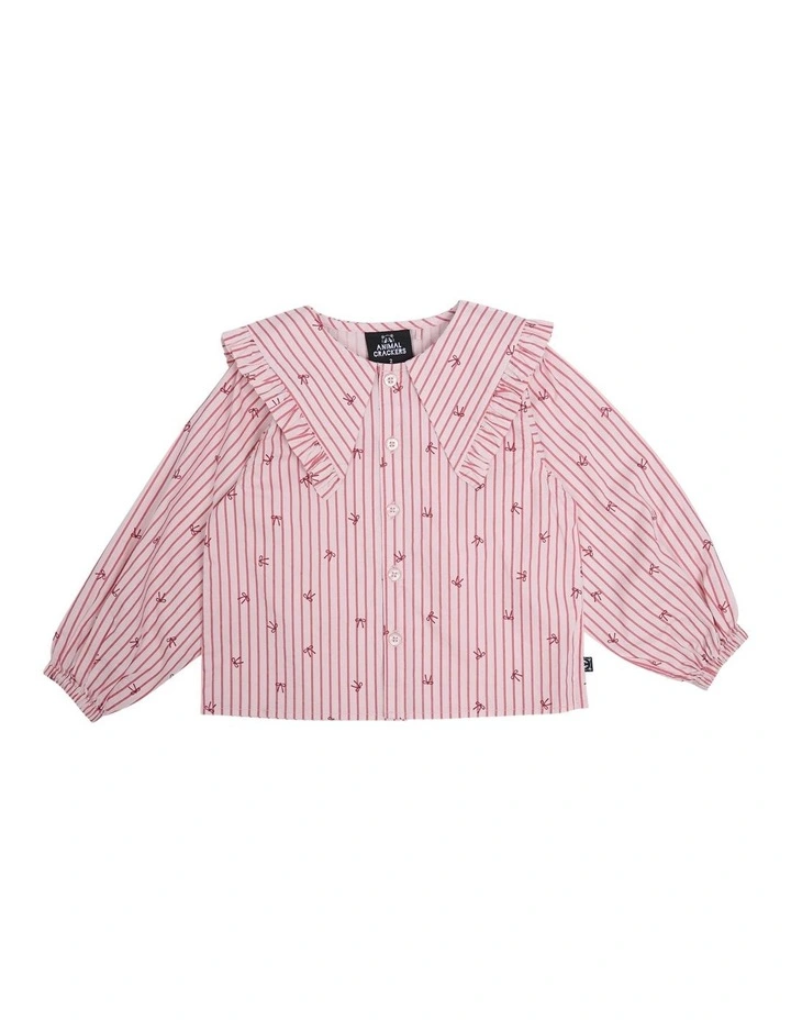 Bow Shirt in Pink image 1