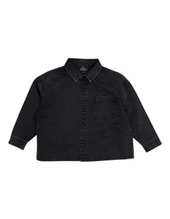 Nightfall Long Sleeve Shirt in Washed Black