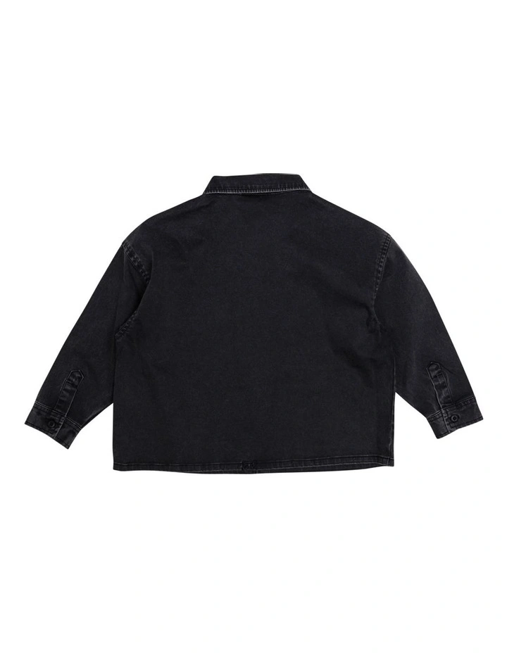 Nightfall Long Sleeve Shirt in Washed Black image 2