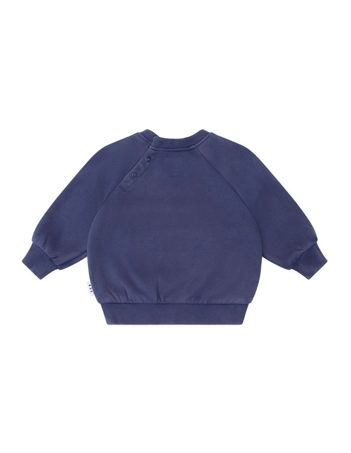 Tradie Dino Sweatshirt in Blue image 2