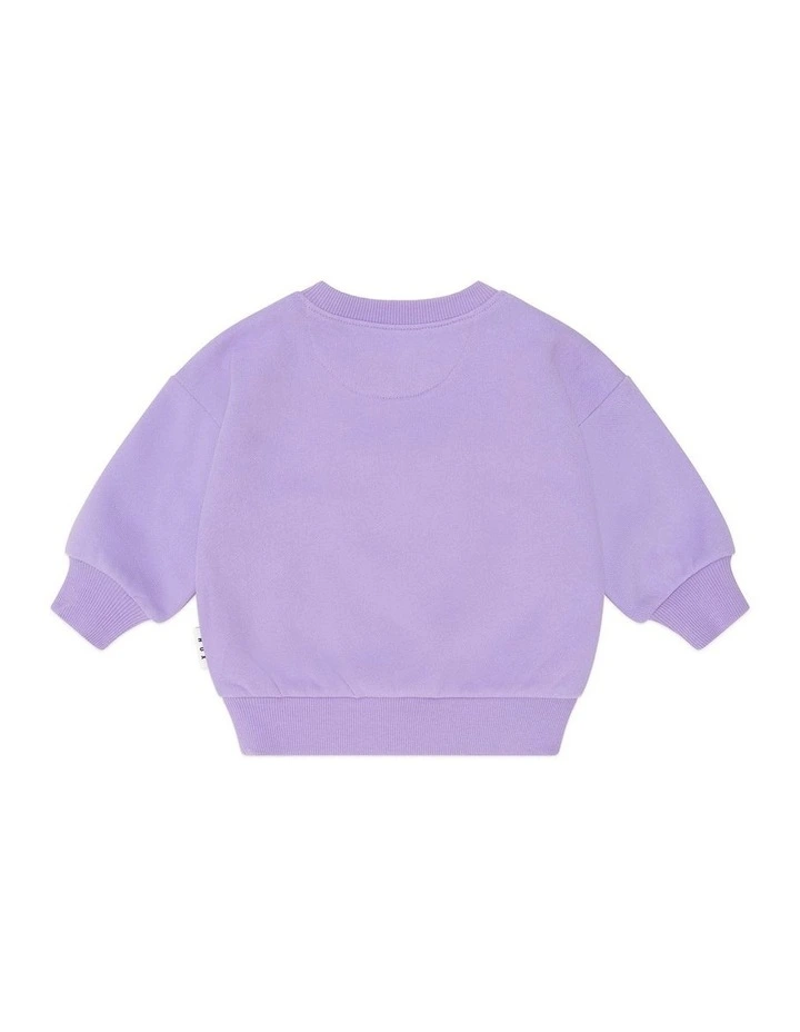 Furry Huxbear Sweatshirt in Purple image 2