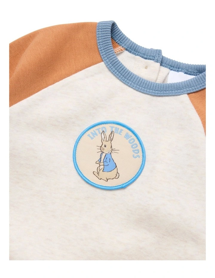 Raglan Jumper in Multi image 3