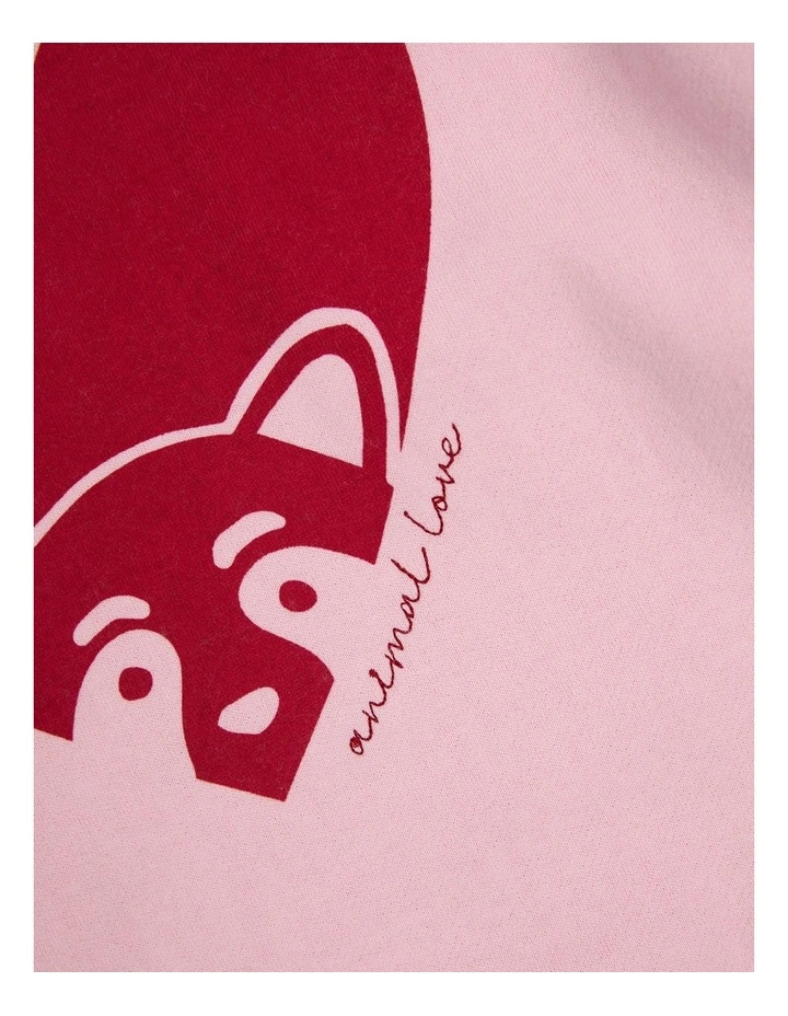 Raffi Love Crew in Pink image 4