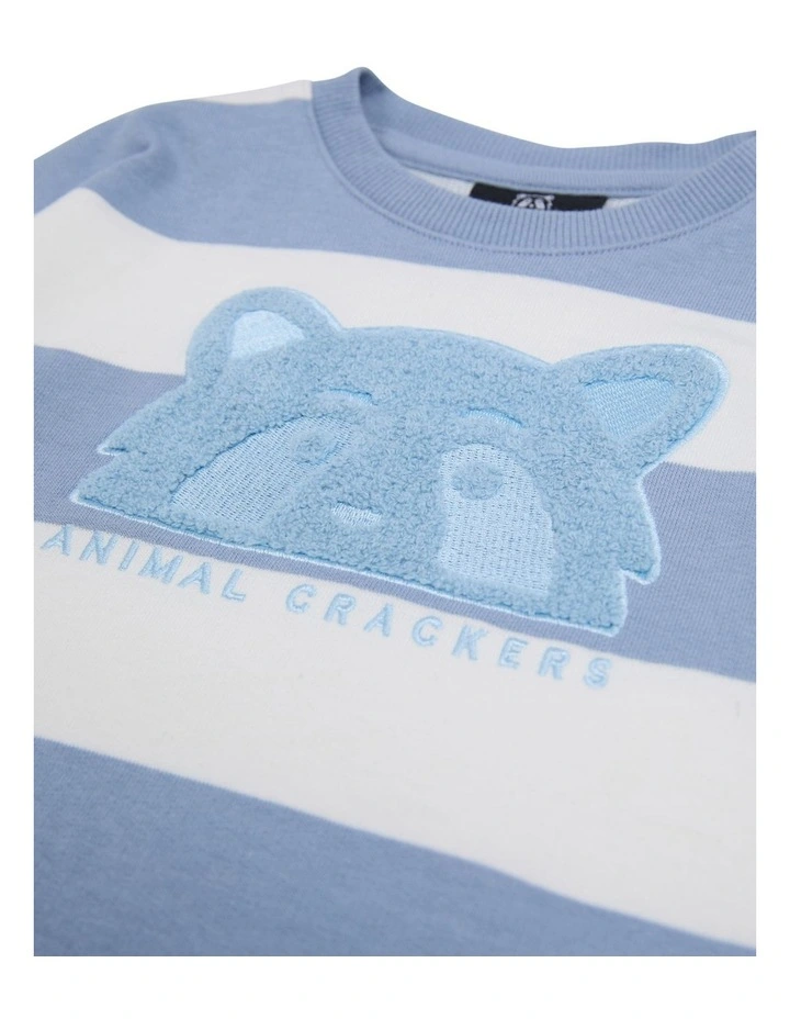 Mascot Crew T-shirt in Blue image 4