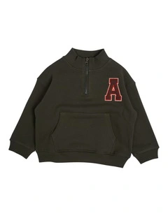 Woodlands 1/4 Zip in Khaki